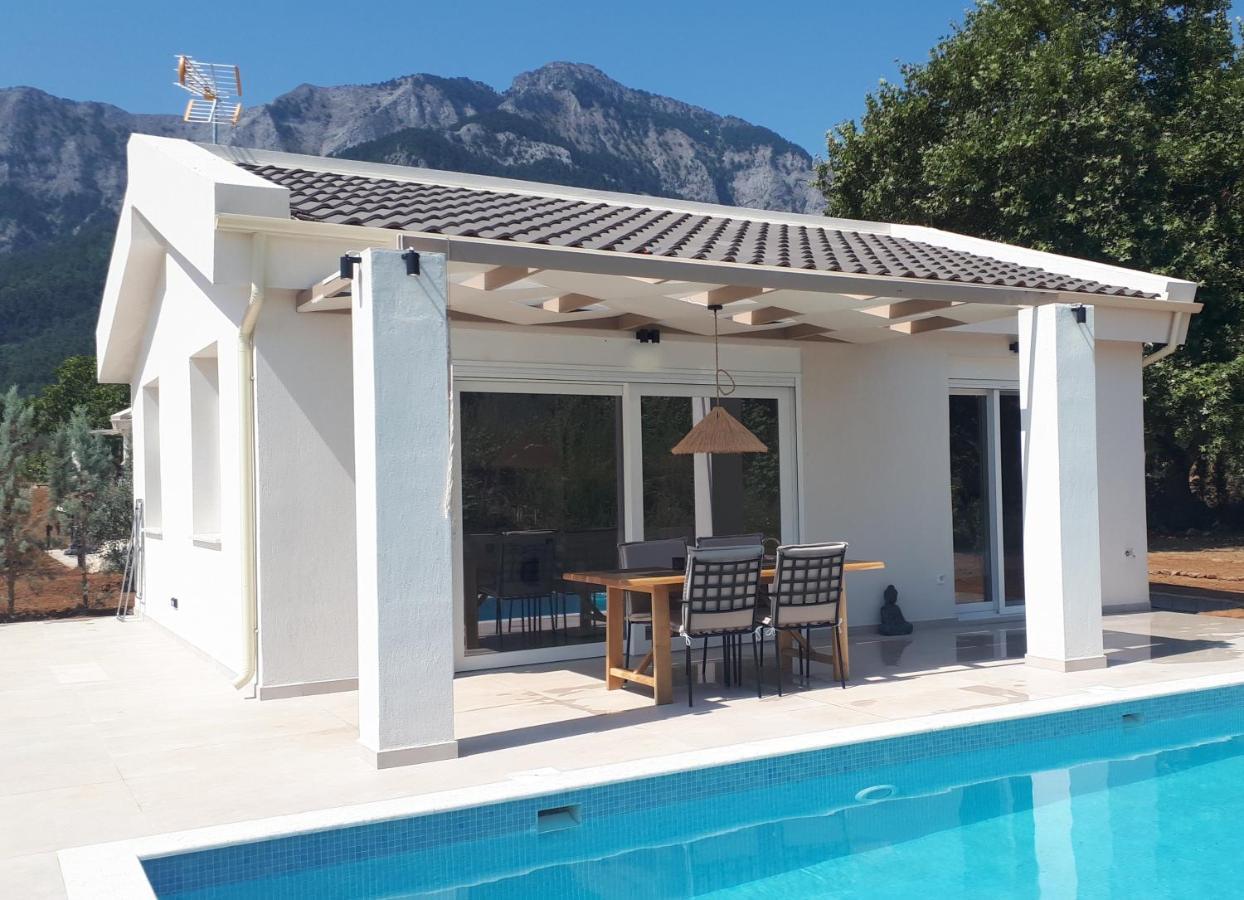 Casa O' - Moderne Villa Mit Grosser Terrasse Und Privatem Swimmingpool สกาลา โปเตมิอัส ภายนอก รูปภาพ