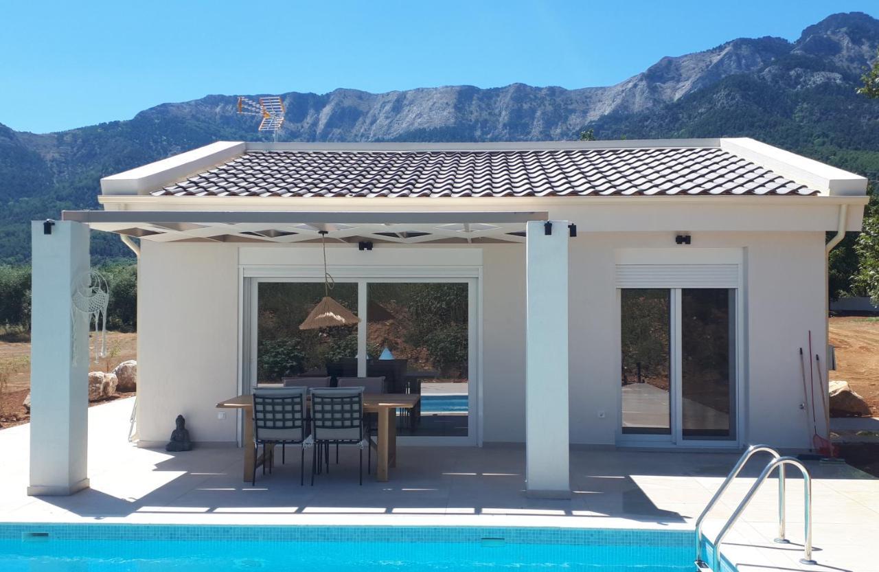 Casa O' - Moderne Villa Mit Grosser Terrasse Und Privatem Swimmingpool สกาลา โปเตมิอัส ภายนอก รูปภาพ