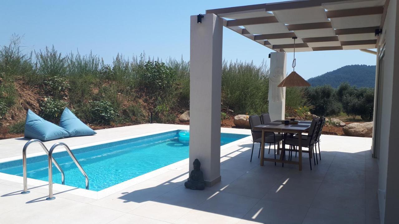 Casa O' - Moderne Villa Mit Grosser Terrasse Und Privatem Swimmingpool สกาลา โปเตมิอัส ภายนอก รูปภาพ