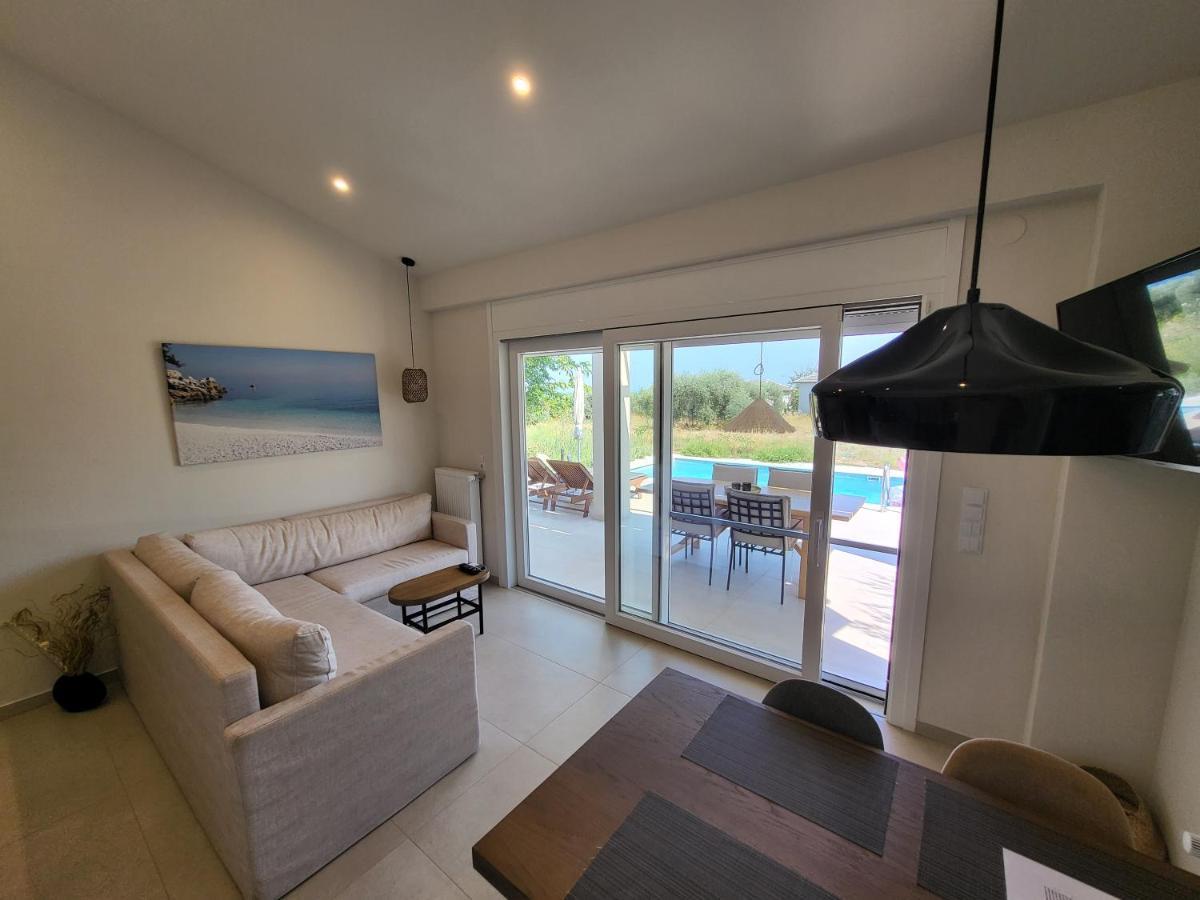Casa O' - Moderne Villa Mit Grosser Terrasse Und Privatem Swimmingpool สกาลา โปเตมิอัส ภายนอก รูปภาพ