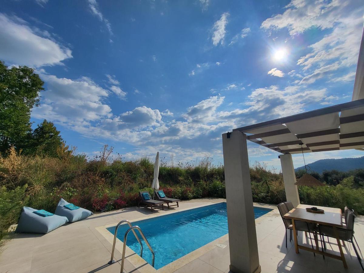 Casa O' - Moderne Villa Mit Grosser Terrasse Und Privatem Swimmingpool สกาลา โปเตมิอัส ภายนอก รูปภาพ