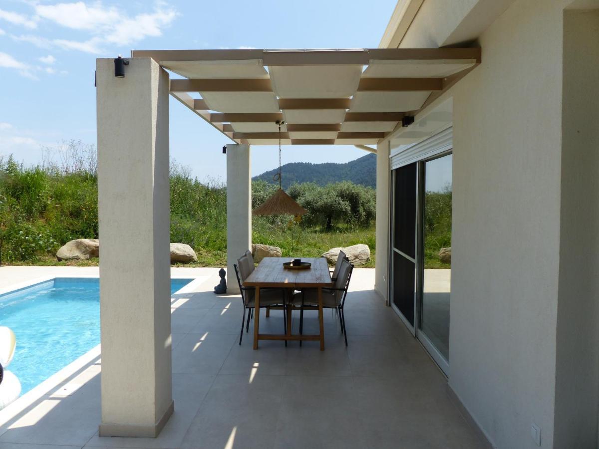 Casa O' - Moderne Villa Mit Grosser Terrasse Und Privatem Swimmingpool สกาลา โปเตมิอัส ภายนอก รูปภาพ