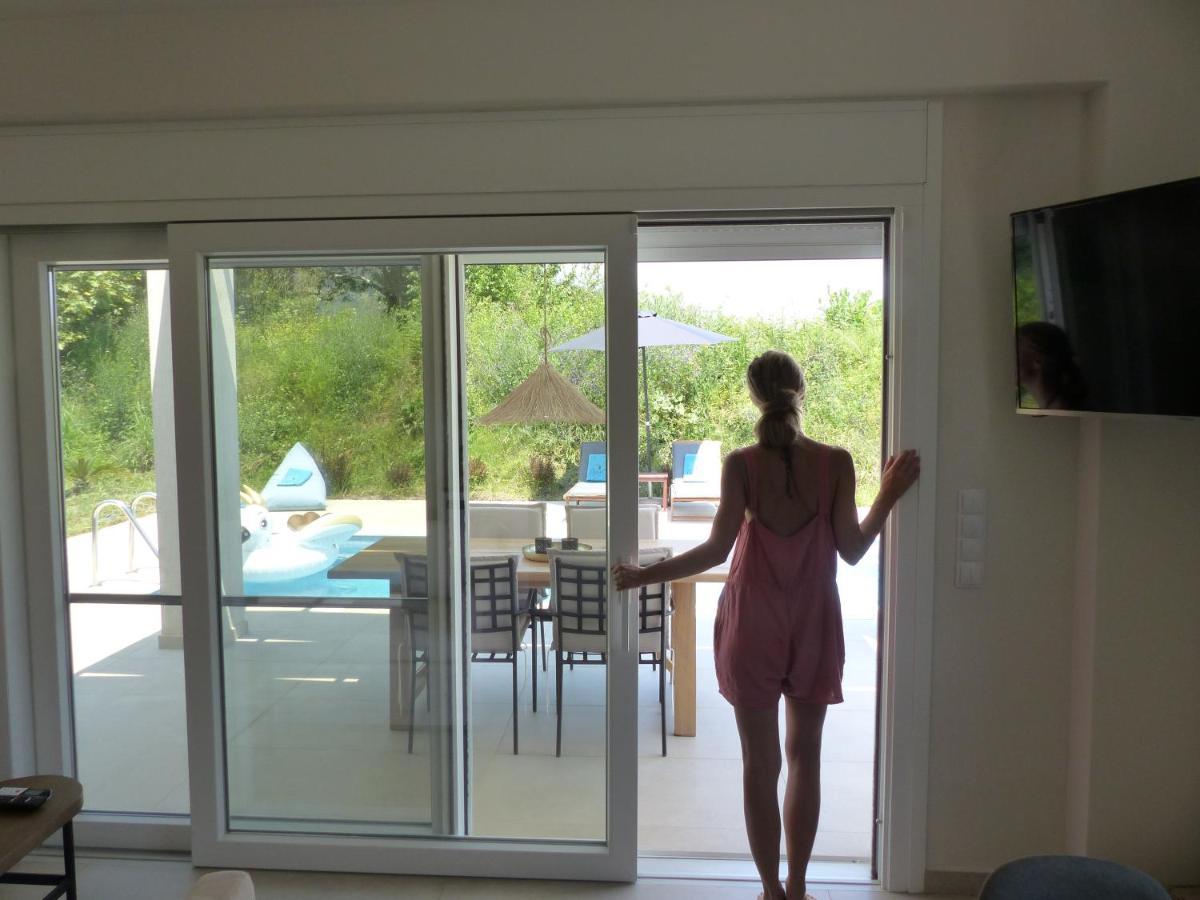 Casa O' - Moderne Villa Mit Grosser Terrasse Und Privatem Swimmingpool สกาลา โปเตมิอัส ภายนอก รูปภาพ