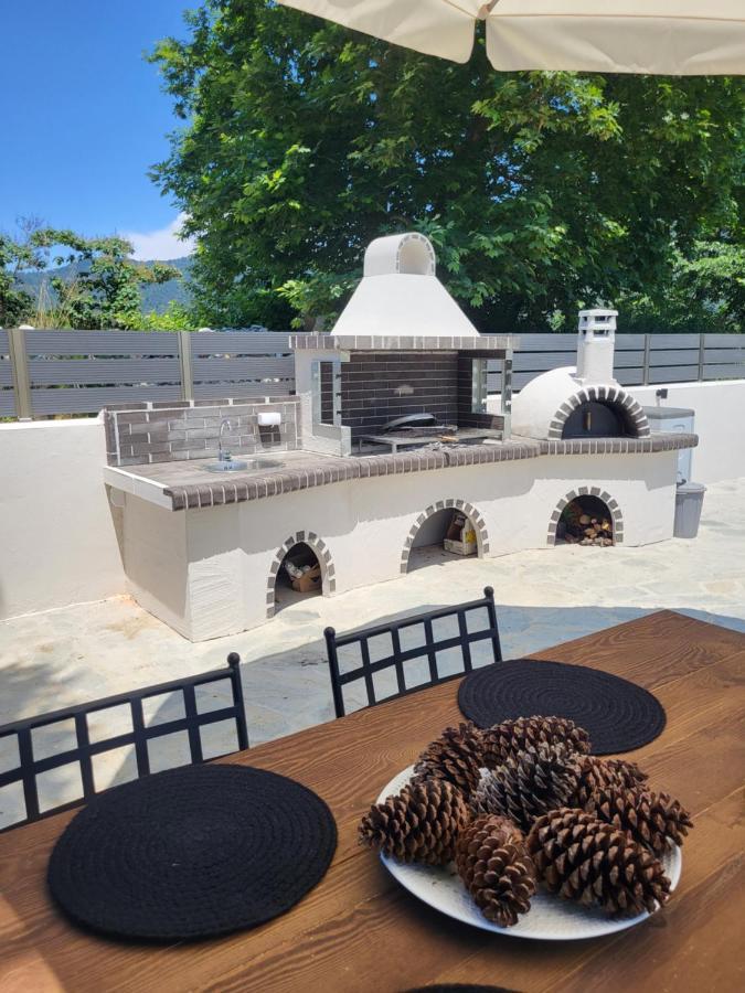 Casa O' - Moderne Villa Mit Grosser Terrasse Und Privatem Swimmingpool สกาลา โปเตมิอัส ภายนอก รูปภาพ